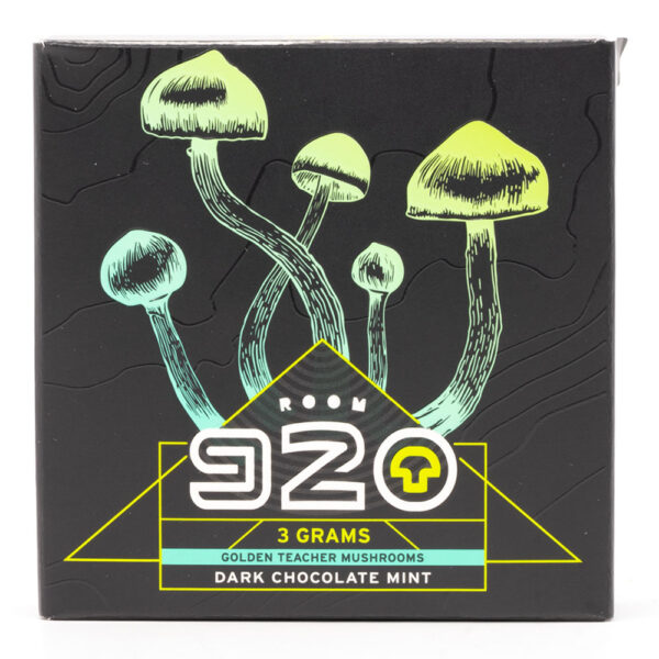Room 920 - Mushroom Chocolate Bar - Dark Chocolate Mint - 3 grams | sero_canada